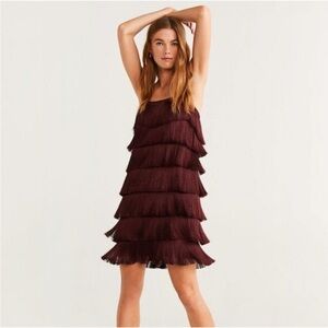 Mango fringe dress